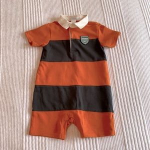 Janie and Jack National Air Show Rugby Style Romper 12-18 mo